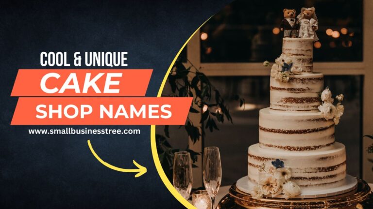 Creative Cake Shop Names